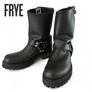 FRYE Harness 12R Black Leather Boots men’s size 11